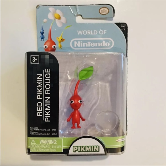Red Pikmin World Of Nintendo 2015 Series 1-3 Mini Figure Jakks New Sealed Rare - Picture 4 of 4